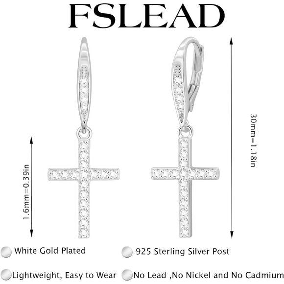 ✨Women Silver Earrings Waterdrop Butterfly Drop Teardrop Hoop Dangle Earrings - Picture 6 of 7